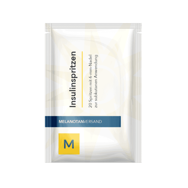 20 Insulinspritzen mit 6-mm-Nadel