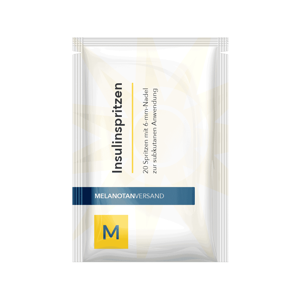 20 Insulinspritzen mit 6-mm-Nadel