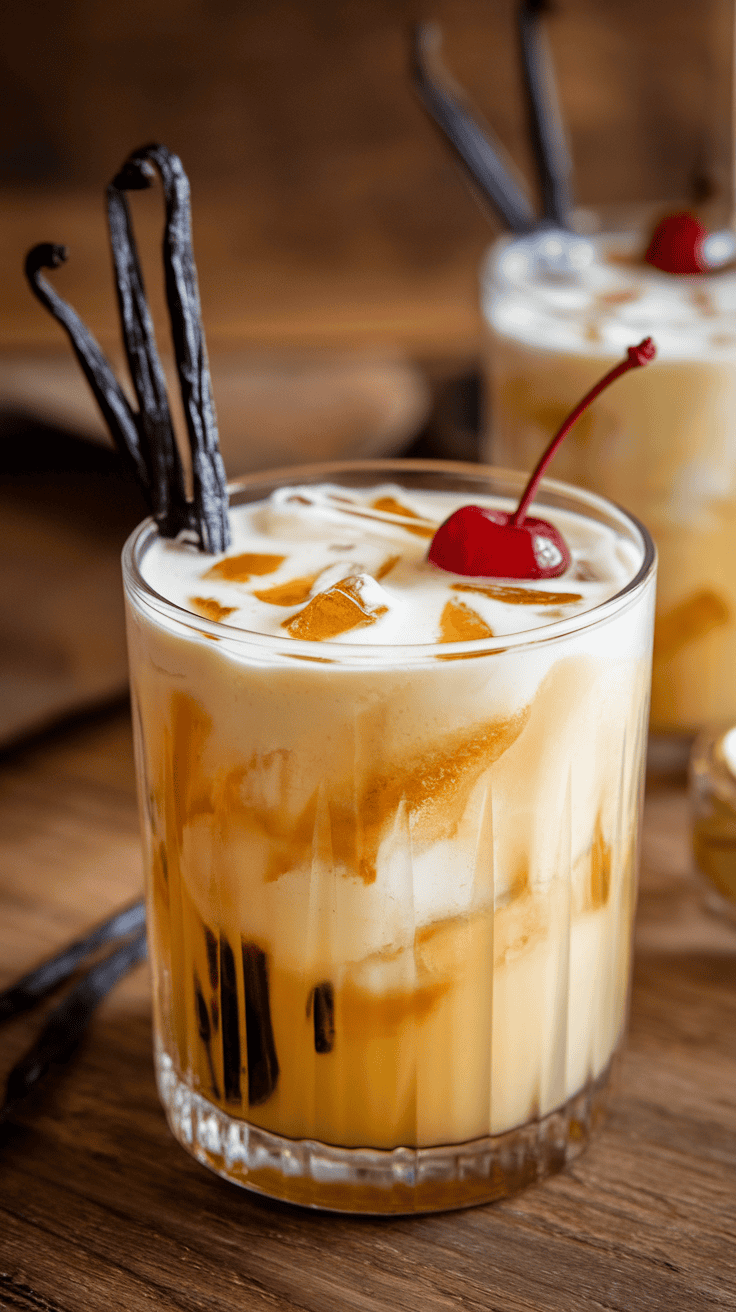 Vanilla Bourbon Cream Soda CocktaIl