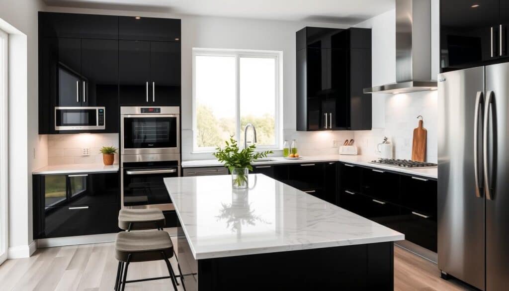 modern black cabinets modern black cabinets