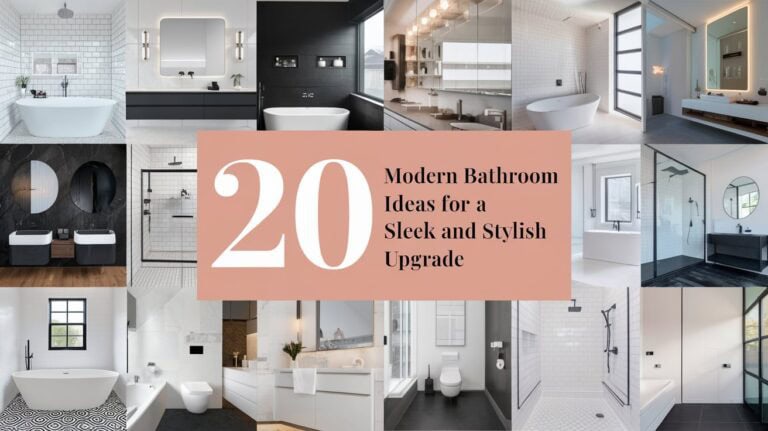 20 Modern Bathroom Ideas for a Sleek and Stylish Upgrade