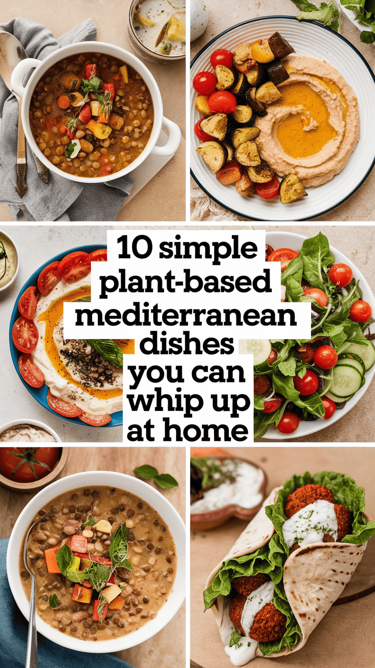 10 Simple Plant-Based Mediterranean Dishes You Can Whip Up at Home