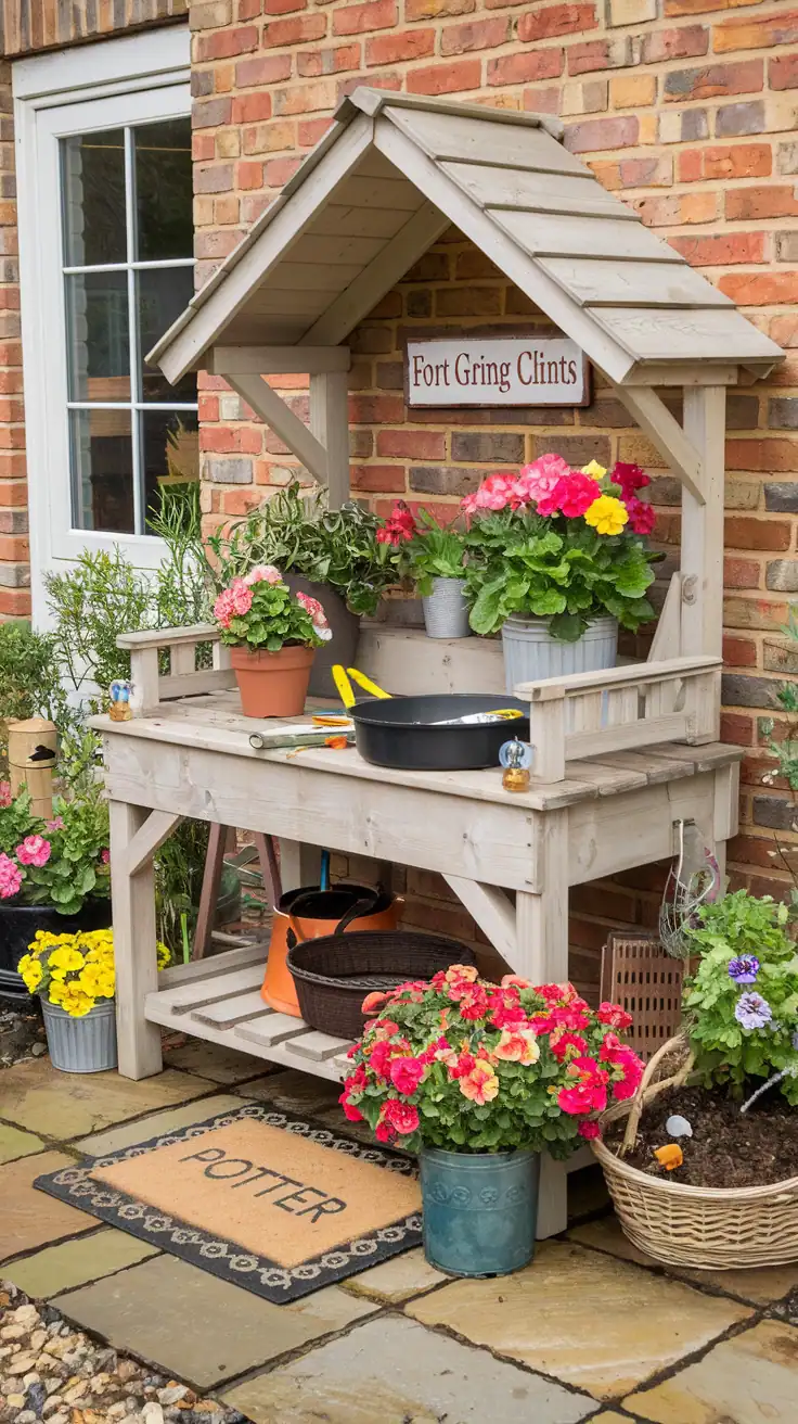 25 Inspiring Potting Bench Ideas for Your Garden Paradise