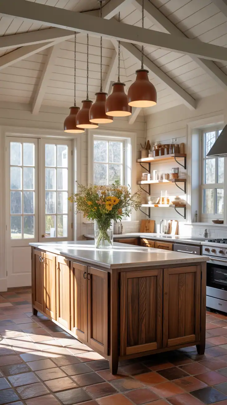 12 Dreamy French Farmhouse Kitchen Island Ideas
