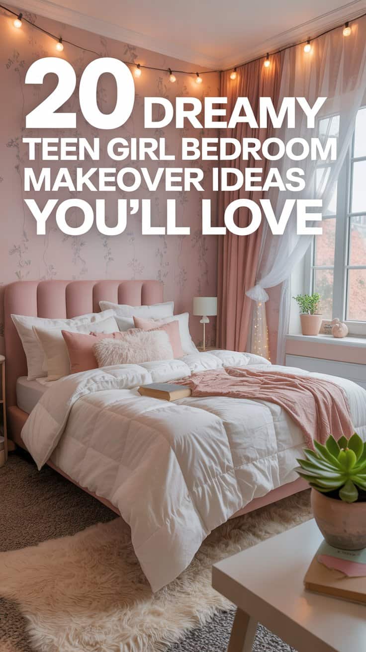 20 Dreamy Teen Girl Bedroom Makeover Ideas You’ll Love