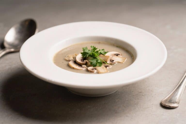 Fresh Mushroom & Parsley Soup – Simple, Earthy, and Comforting