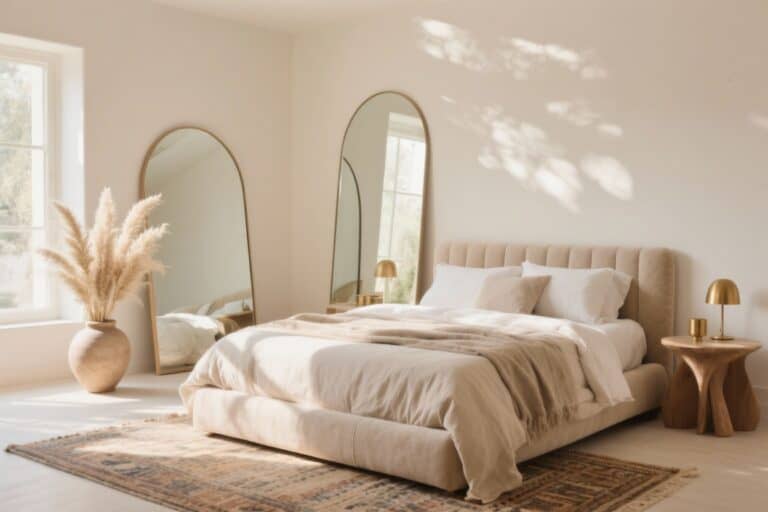 10 Tall Mirror in Bedroom Ideas That Look Elegant (not Awkward)