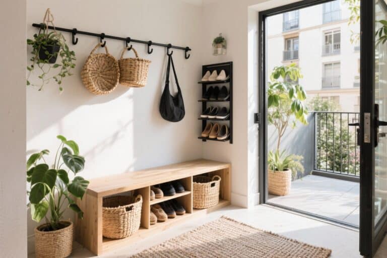10 Tiny Mudroom Ideas for Apartments and Terraces That Maximize Style