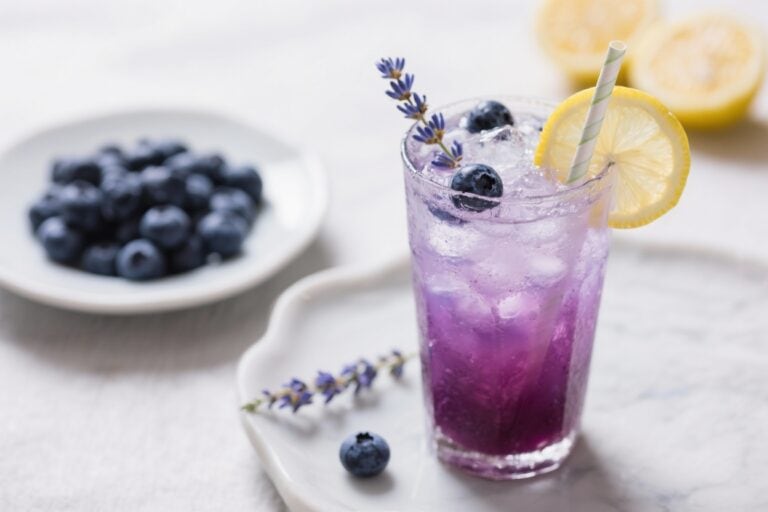 Blueberry Lavender Lemonade – Bright, Floral, and Refreshing
