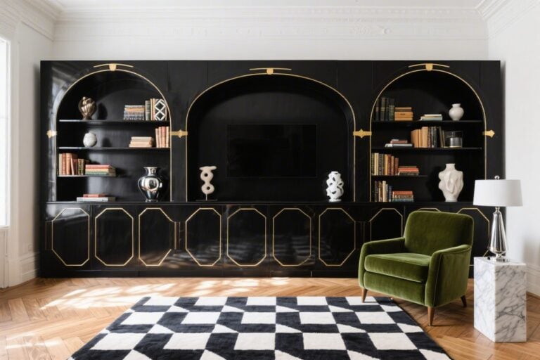 10 Art Deco Bookshelf Designs That Feel Bold, Sleek, and Timeless