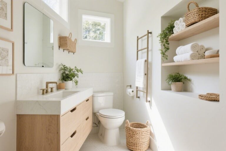 12 Small Bathroom Storage Ideas That Save Space and Spark Joy