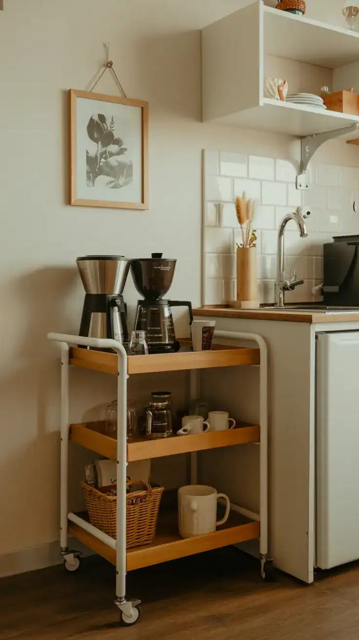 Small coffee cart