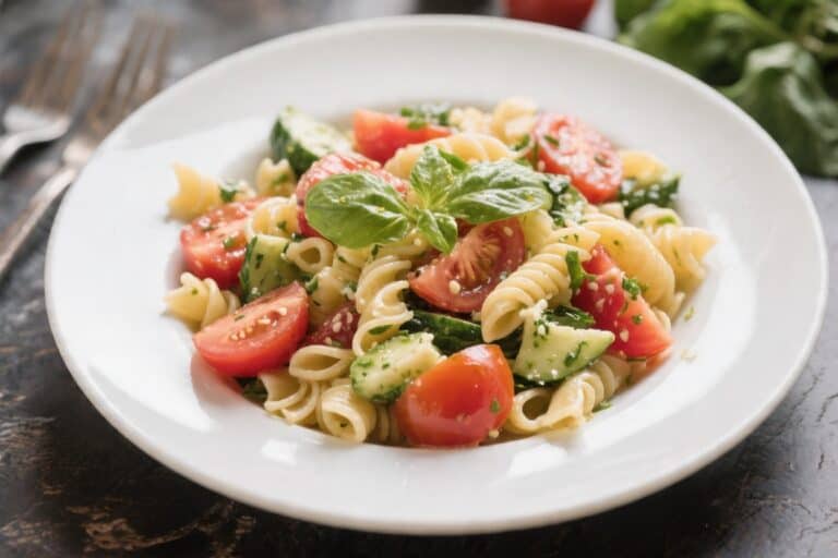 Cold Caprese Pasta Salad – Bright, Fresh, and Ready to Chill