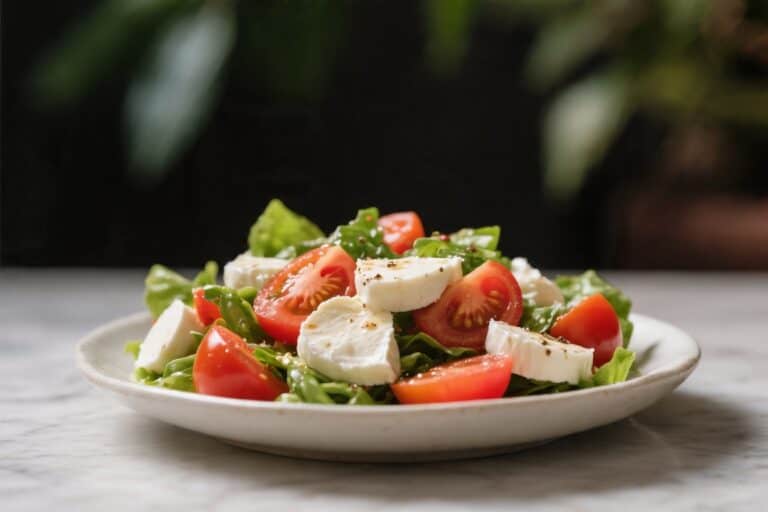 5-Minute Tomato Mozzarella Salad – Fresh, Fast, and Flavorful