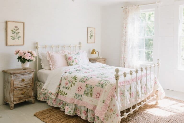 15 Vintage Floral Bedding Ideas for a Cozy Cottage Bedroom You’ll Love