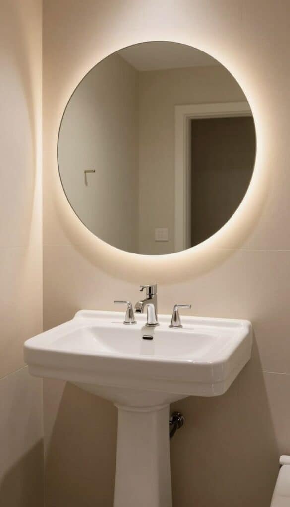 stylish final pedestal sink bathroom idea