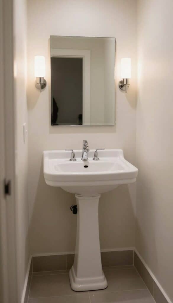 well-planned pedestal sink bathroom avoiding common design mistakes
