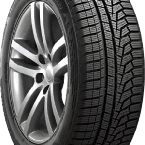 Hankook Winter i*cept evo2 tire on alloy wheel for SUV or truck.