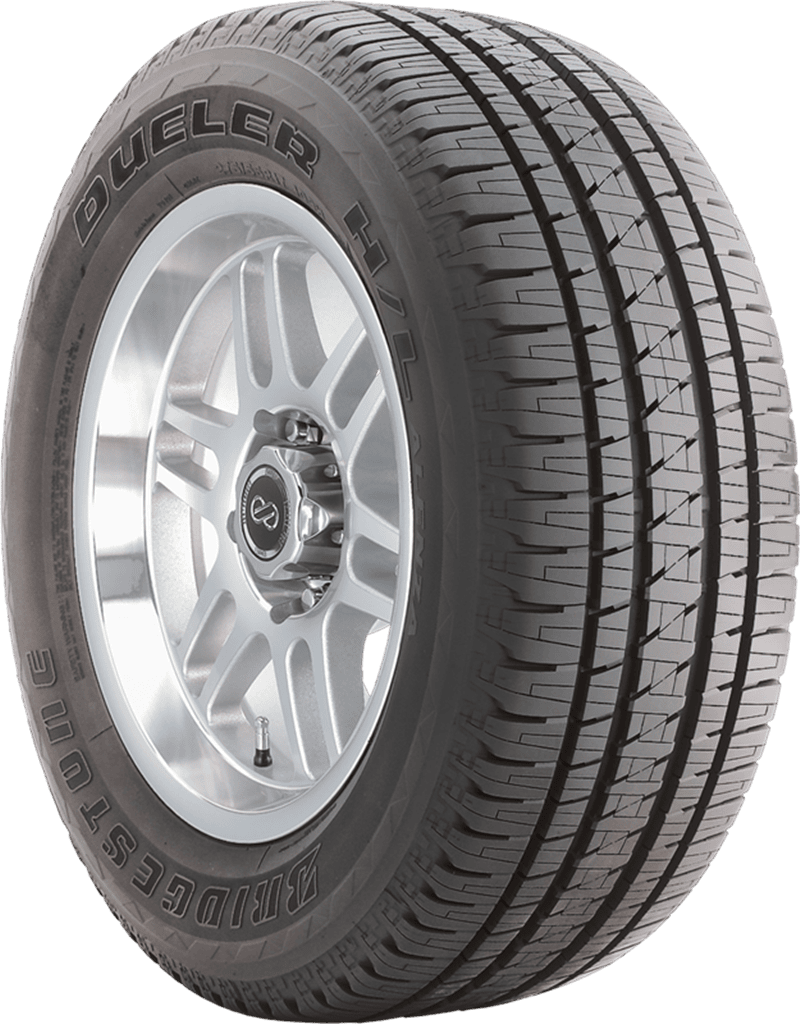 Bridgestone Dueler HL Alenza P275/55R20 tire on alloy wheel.