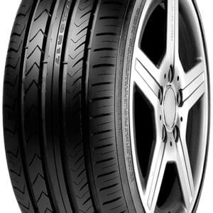 Migo Tire Corp. 235/40R18 Onyx NY 901 tire with alloy wheel.
