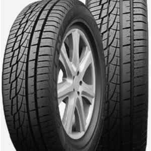 Migo Tire snow tire with detailed tread pattern for winter driving.