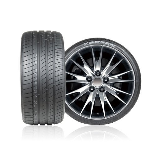 KAPSEN RS26 tire with alloy wheel for 325/30ZR21 108W XL vehicle.