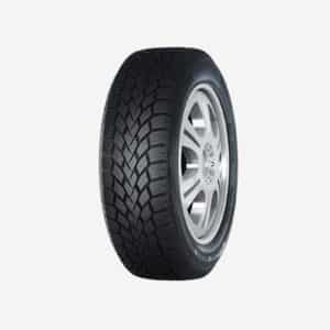 All season tire with rugged tread for versatile driving.