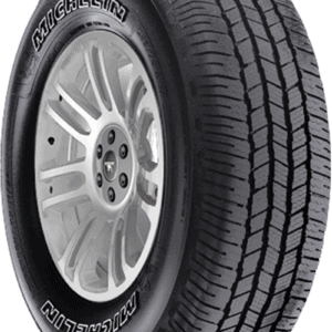 Michelin Defender LTX M/S2 tire with alloy wheel for all-season driving.