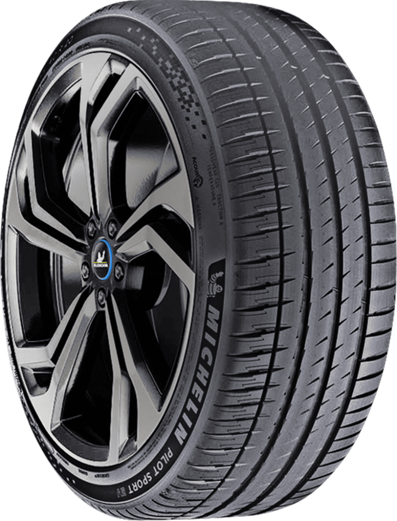 Michelin Pilot Sport EV P255/40R20 XL 101 W summer tire with alloy wheel.
