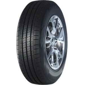 All season tire with alloy wheel for trucks and SUVs.