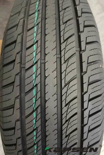 Close-up of KAPSEN HP7 tire tread with detailed pattern and grooves.
