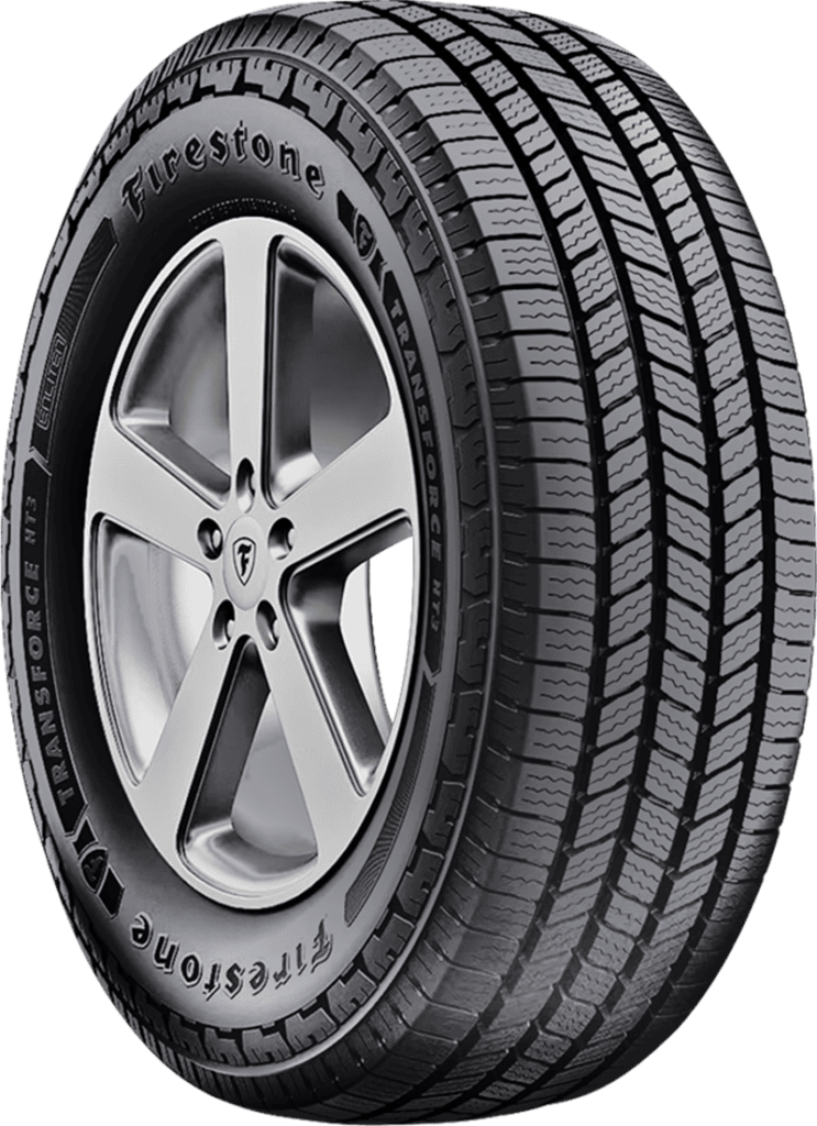 Firestone Transforce HT3 LT225/75R16 tire for trucks and commercial vehicles.