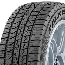 Falken tire with detailed tread pattern for all-season performance.