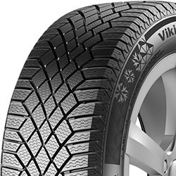 Viking snow tire with detailed tread pattern for winter driving.
