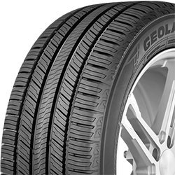 Yokohama Geolandar CV G058 tire on a vehicle wheel.