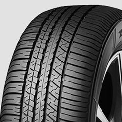 Close-up of Falken Ziex ZE001 AS P225/55R18 tire tread pattern.