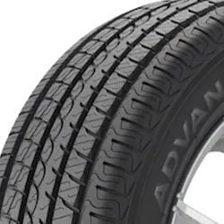 All-season tire with detailed tread pattern for optimal performance.