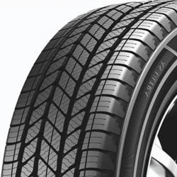 Close-up of a Migo Tire with detailed tread pattern for durability and performance.