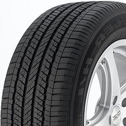 Migo Tire Corp. commercial tire with detailed tread pattern and alloy wheel.