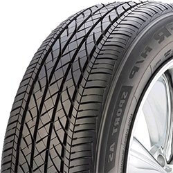 All-season tire with detailed tread pattern for SUV or truck.