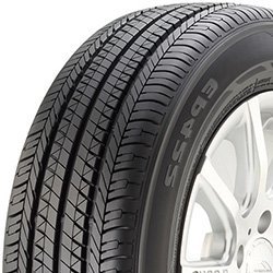 All-season tire with detailed tread pattern for optimal performance.