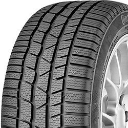 All-season tire with detailed tread pattern for winter driving conditions.