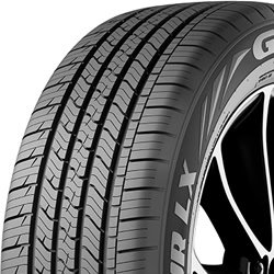 Close-up of a Migo Tire with detailed tread pattern for durability.