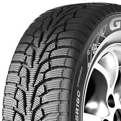 All-season tire with detailed tread pattern for optimal traction and durability.