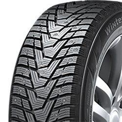 Winter tire with detailed tread pattern for enhanced traction and safety.