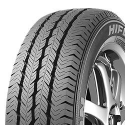 High-performance tire with detailed tread pattern for durability and safety.