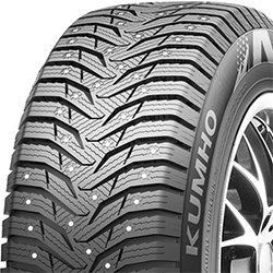 Kumho WI31+ P245/35R19 XL 93 T winter tire with studded tread pattern.