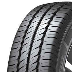 Close-up of a new Migo Tire with detailed tread pattern.