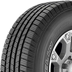 Michelin Defender LTX M/S BSW all-season tire on a vehicle wheel.
