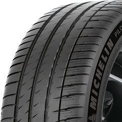 Michelin Pilot Sport tire for high-performance vehicles.